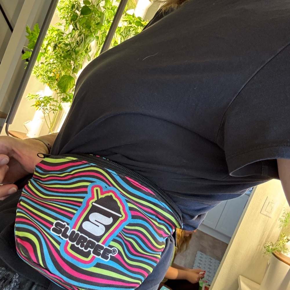 7-11 Slurpee Collection Colorful Stripe Belt Bag